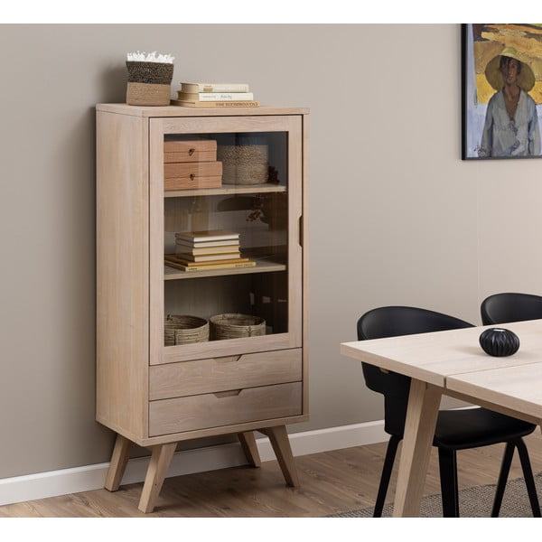 Vitrina v hrastovem dekorju 72x145 cm A-Line - Actona-image-1