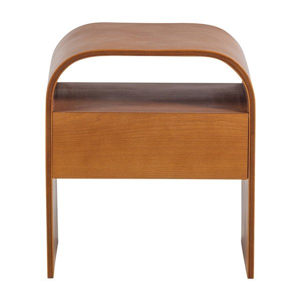 Nočna omarica s policami v naravni barvi Momo – WOOOD-image-3