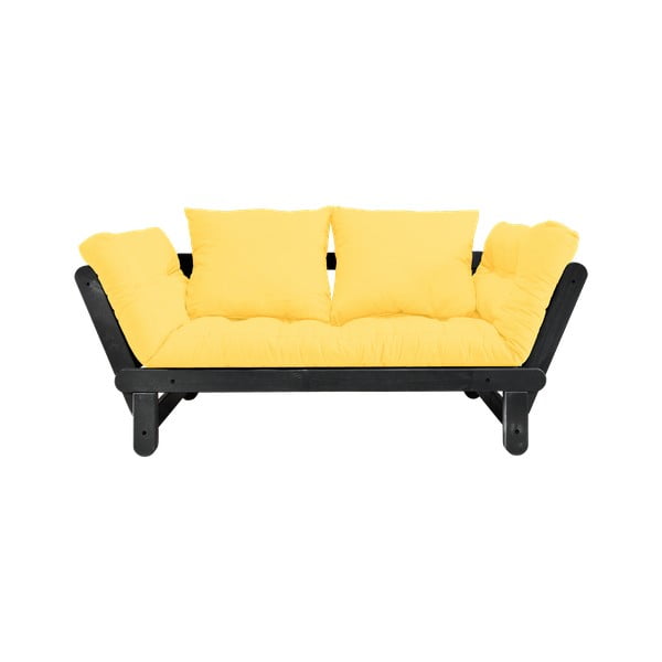 Raztegljiv kavč Karup Design Beat Black/Yellow