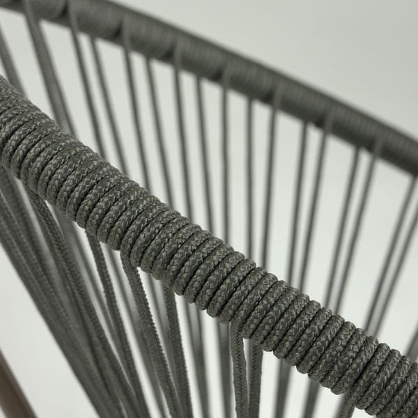 Vrtni fotelj z zelenim prepletom Kave Home Samantha-image-1