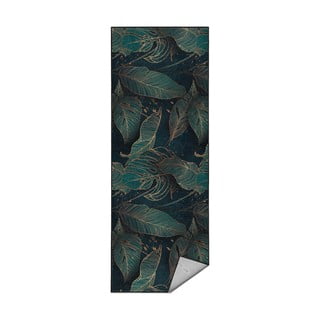 Modrozelen pralen tekač 80x200 cm Midnight Jungle – Mila Home