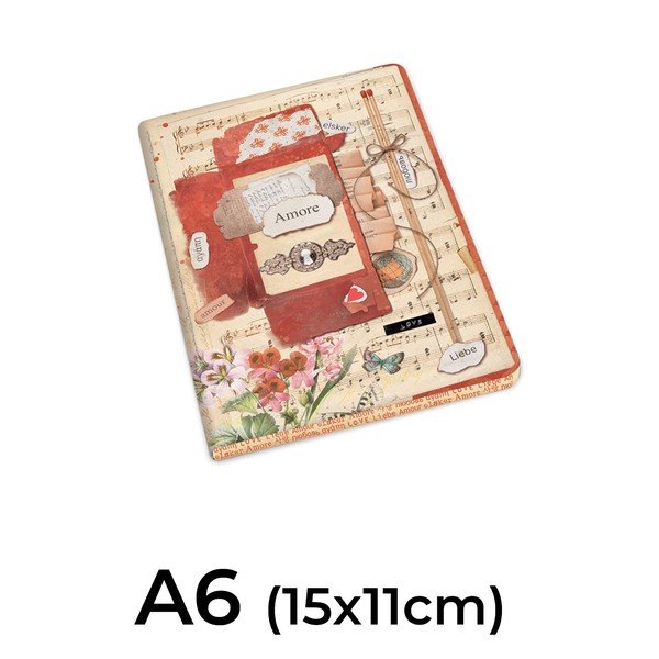 A6 zvezki v kompletu 192 stran 2 ks Love – Kartos-image-2