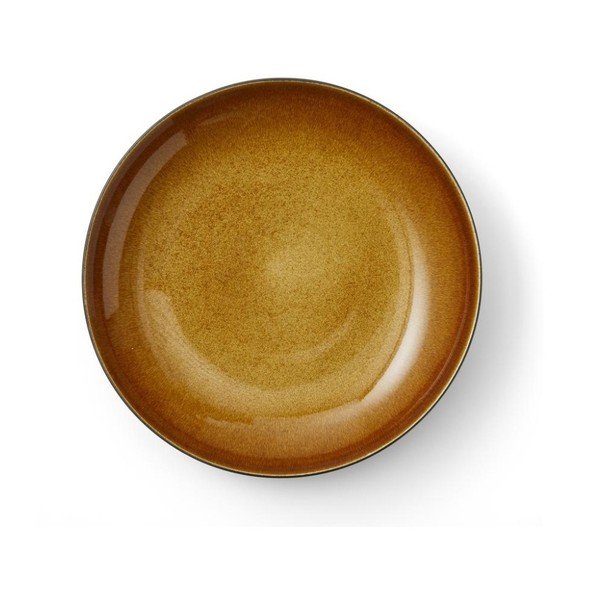 Črna/jantarna skleda iz kamenine ø 40 cm Gastro Black/Amber – Bitz-image-3