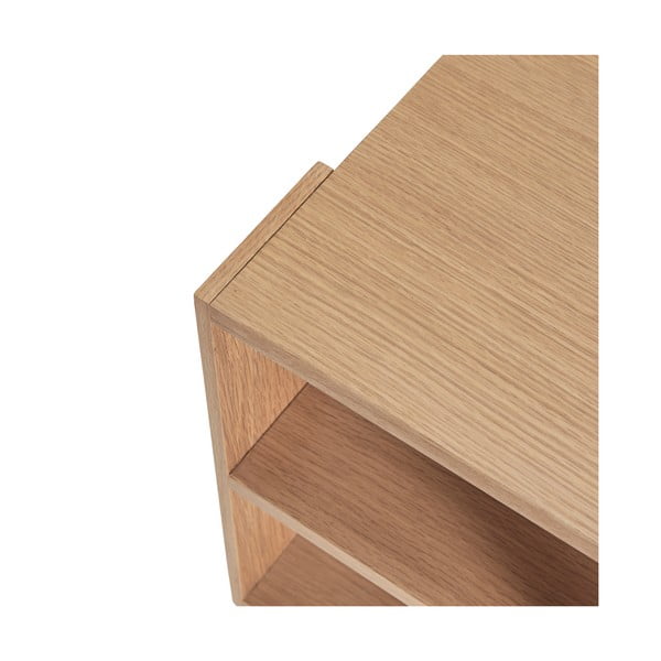 Stranska mizica v hrastovem dekorju 37x37 cm Merge – Hübsch-image-3