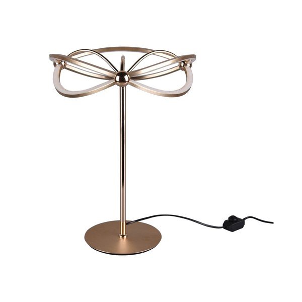 Medeninasta LED zatemnitvena namizna svetilka (višina 50 cm) Charivari – Trio