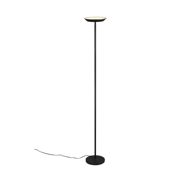 Črna LED stoječa svetilka (višina 178 cm) Specter – Reality