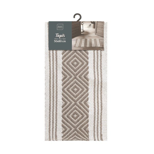 Pralna preproga iz mešanice bombaža v naravni barvi 50x80 cm Murano – douceur d'intérieur-image-4