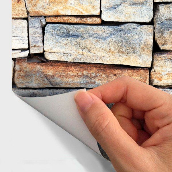 Stenska nalepka Ambiance Wall Decal Materiali Stones of Carthage, 40 x 40 cm-image-2