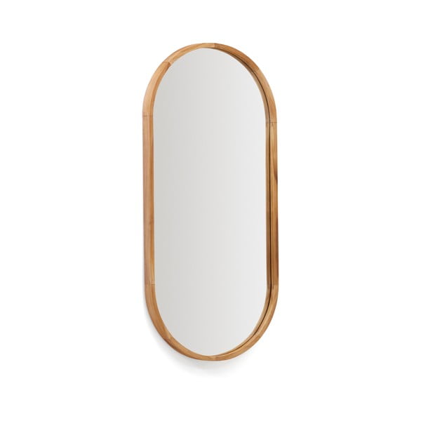 Stensko ogledalo z lesenim okvirjem 45x95 cm Magda – Kave Home