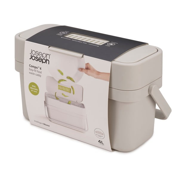 Bež kuhinjski koš za kompostljive odpadke Joseph Joseph Compo-image-4