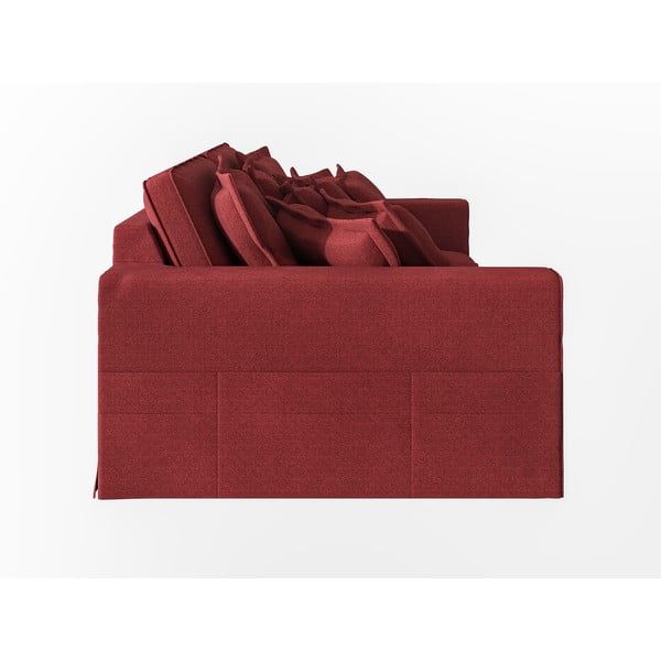 Rdeča sedežna garnitura 236 cm Nora – Ropez-image-4