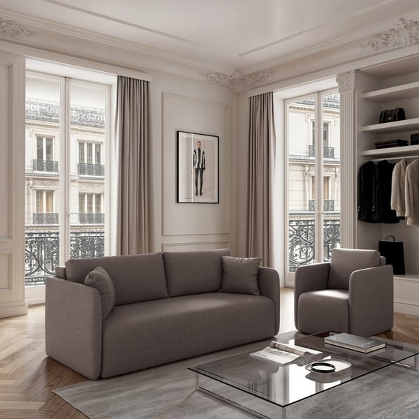 Siv fotelj Chaum – Rodier-image-1