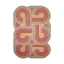 Rožnata ročno tkana volnena preproga 140x200 cm Spiral Shaped  – Flair Rugs