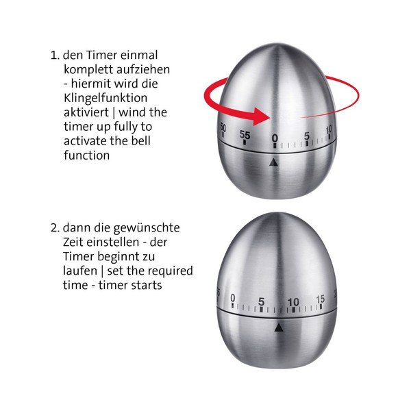 Kuhinjski časovnik v srebrni barvi Tempus – Westmark-image-4