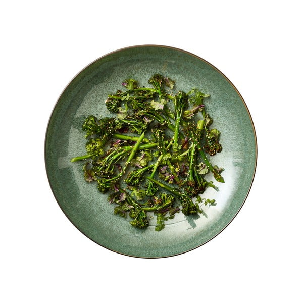 Zeleno-črna skleda iz kamenine ø 40 cm Gastro Black/Green – Bitz-image-4