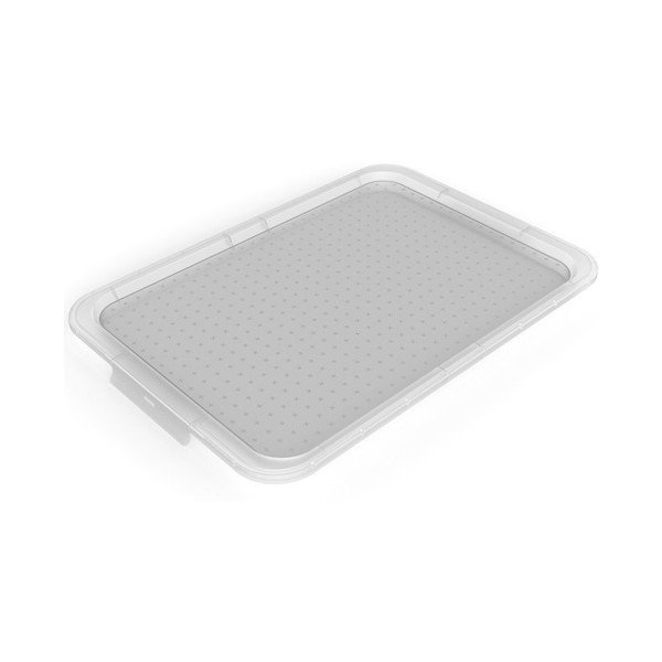 Belo plastično pokrov za škatlo za shranjevanje 57x39x3 cm Albris – Rotho