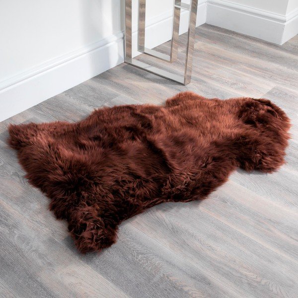 Temno rjava ovčja koža Native Natural Sheep, 60 x 120 cm-image-2