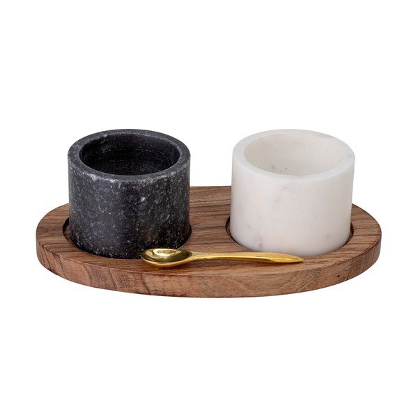 Solnica in popernica z lesenim pladnjem in žlico Bloomingville Florio-image-2