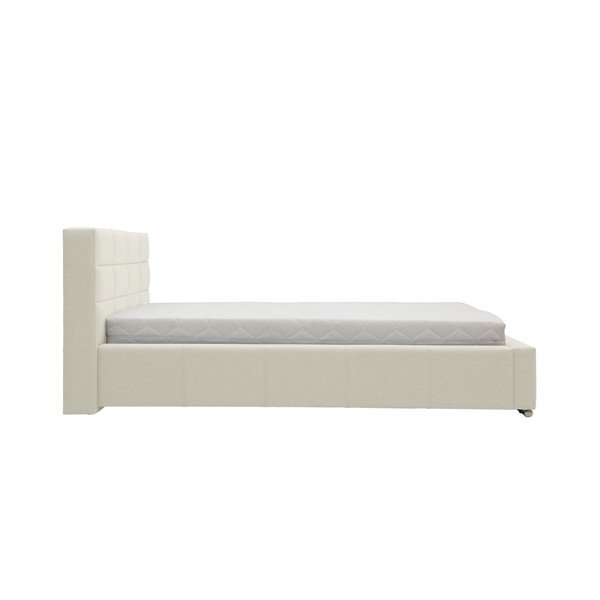 Bež zakonska postelja Mazzini Beds Reve, 160 x 200 cm-image-2