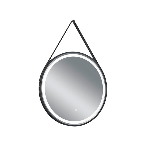 Stensko ogledalo z lučjo ø 60 cm Fine – Mirrors and More-image-2