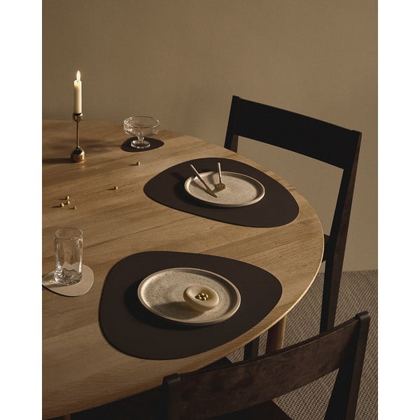 Pogrinjek iz eko usnja 37x44 cm Curve L Double Nupo – LIND DNA-image-1