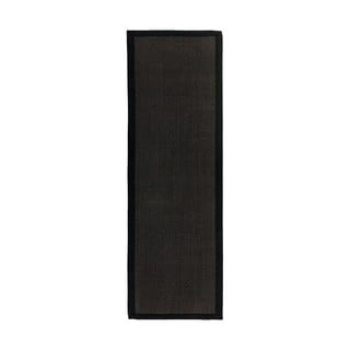 Črn tekač 240x68 cm Sisal - Asiatic Carpets