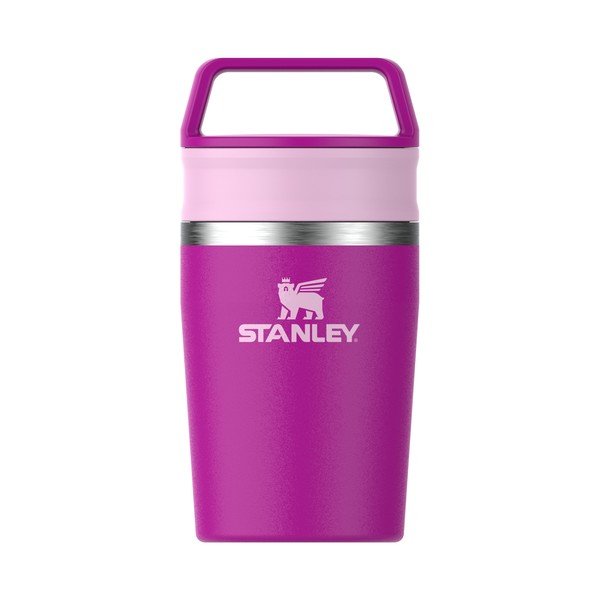 Rožnat termo lonček iz nerjavečega jekla 230 ml Café-To-Go Travel Mug Violet Blossom – Stanley