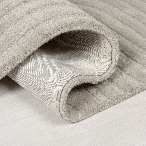 Siva volnena preproga Flair Rugs Zen Garden, 120 x 170 cm-image-3