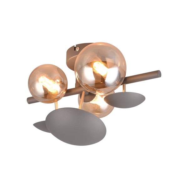 Siva/zlata stenska svetilka Bubble – Trio Select-image-1