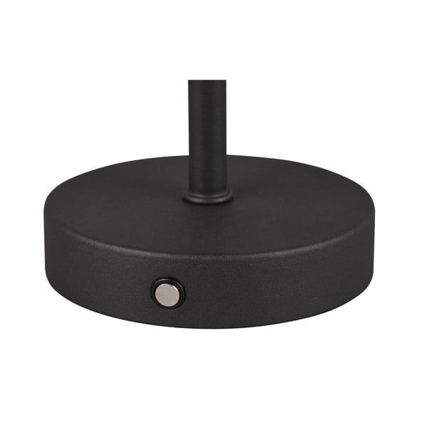Mat črna LED zatemnitvena namizna svetilka (višina 30 cm) Jeff – Reality-image-3