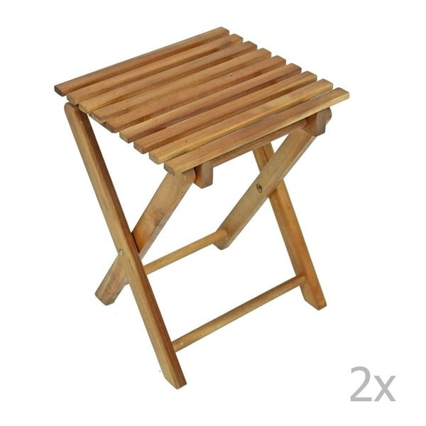 Rjavi vrtni stoli v kompletu 2 ks Tacoma – Garden Pleasure