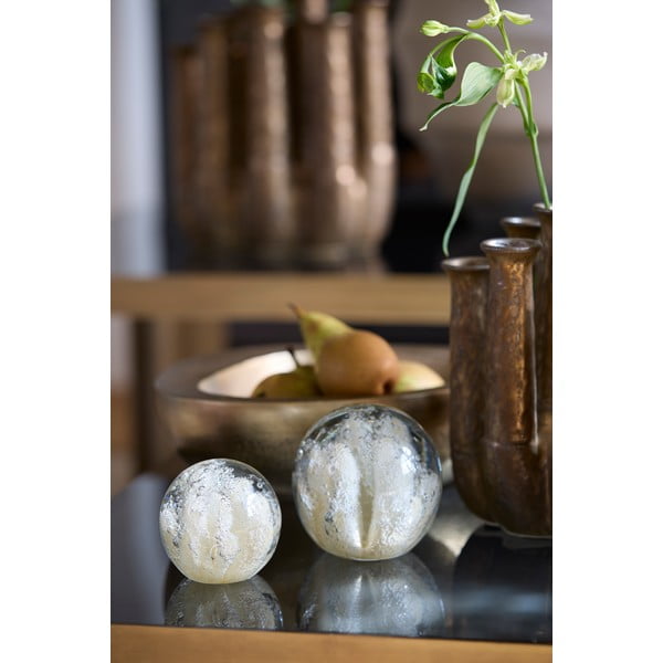 Steklen obtežilnik za papir (višina 8 cm) Coral – Light & Living-image-1