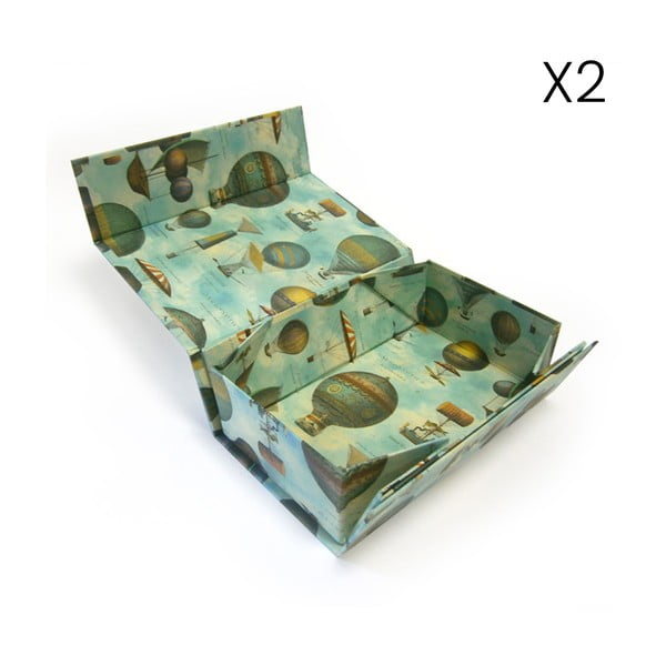 Darilni škatli v kompletu 2 ks 13x36 cm Air Balloon – Kartos-image-1