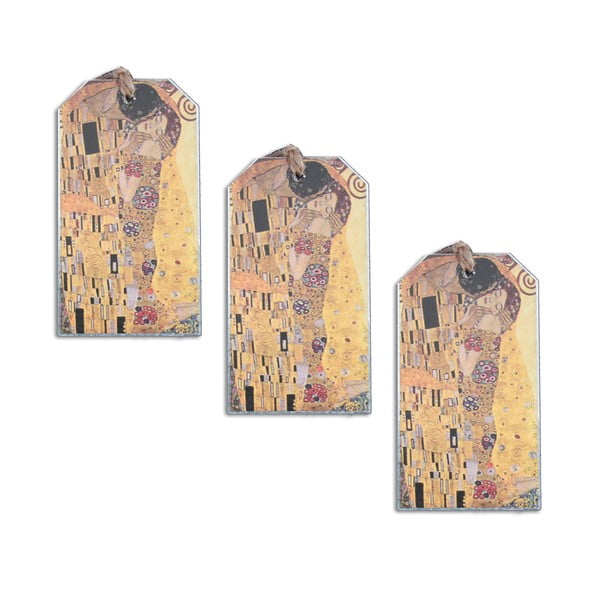Gustav Klimt - komplet treh knjižnih kazal Kiss