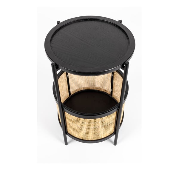 Okrogla stranska mizica ø 30 cm Makoto – White Label-image-4