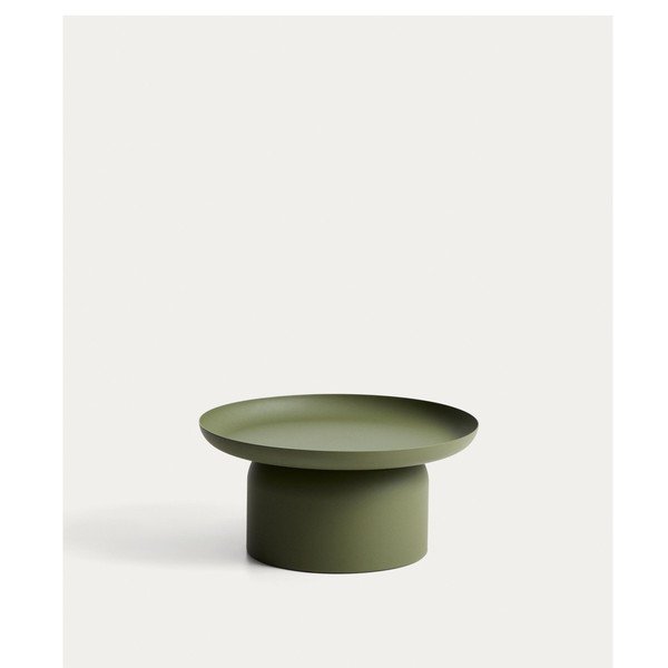 Kovinska okrogla vrtna mizica ø 70 cm Arcola – Kave Home-image-4