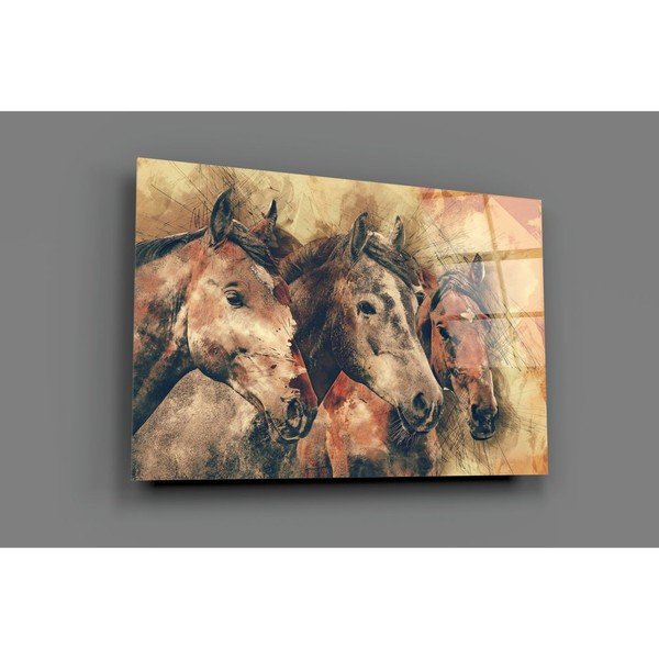 Steklena slika Insigne Horses-image-3
