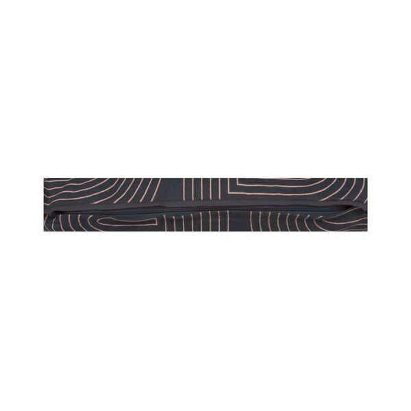 Vzglavnik Retro Grid Black, 45x45 cm-image-1