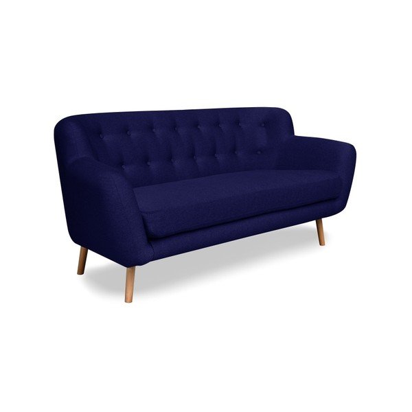 Temno moder kavč Cosmopolitan Design London, 162 cm-image-2