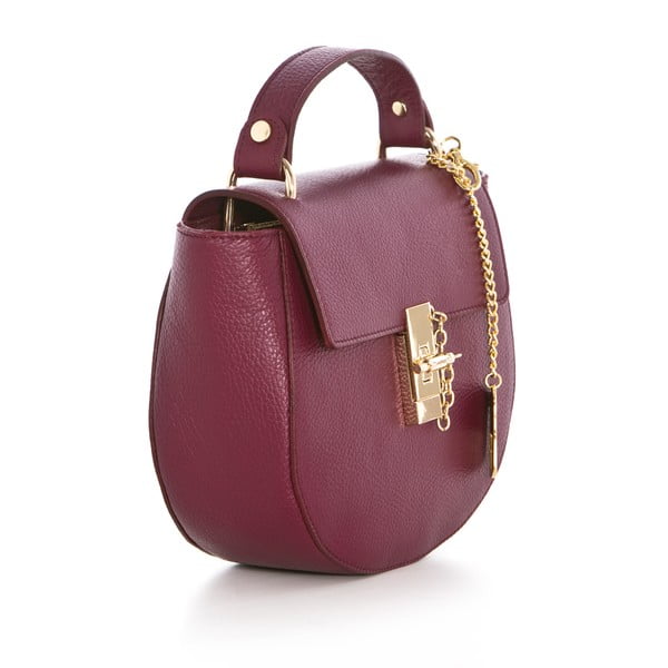 Grana Dollaro Bordeaux usnjena torbica-image-1