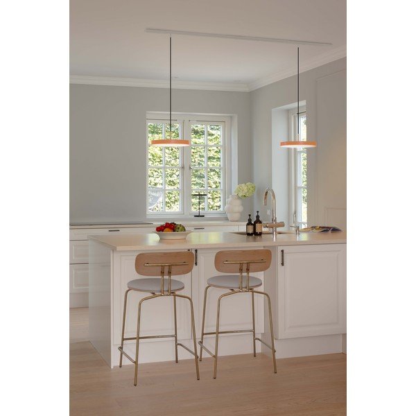 Oranžna kovinska LED zatemnitvena viseča svetilka s kovinskim senčilom ø 31 cm Asteria Plus – UMAGE-image-3