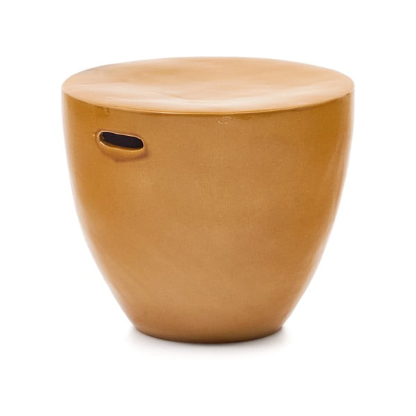 Keramična okrogla vrtna mizica ø 46 cm Mesquida – Kave Home