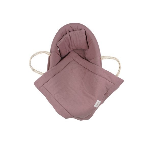 Temno vijoličen komplet za zibelko – Malomi Kids-image-3