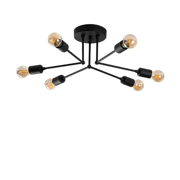 Črna stropna svetilka Sparrow – Opviq lights