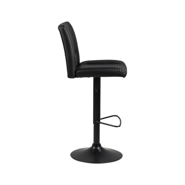 Črni barski stol z nastavljivo višino Actona Sylvia-image-1