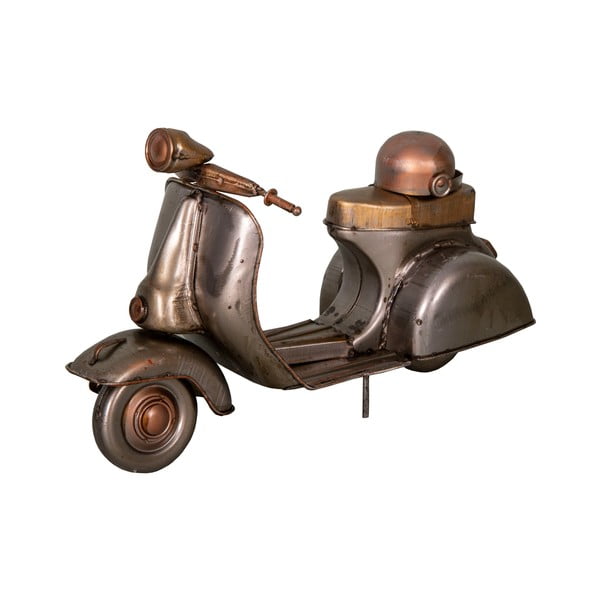 Okras iz železa v obliki motornega kolesa Antic Line Moto, 23 x 9,5 cm