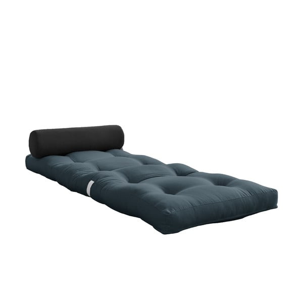 Modro-siva futonska vzmetnica 70x200 cm Wrap Petroleum/Dark Grey – Karup Design