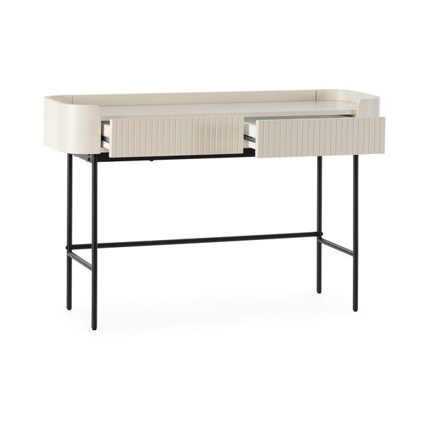 Kremno bela stranska mizica 40x120 cm Willa – MOME-image-4