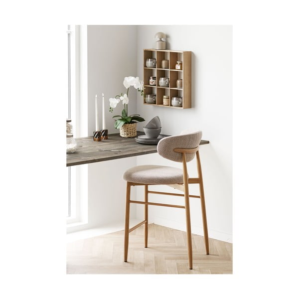 Večnivojska polica iz masivnega bora v naravni barvi 46 cm Moss – House Nordic-image-3