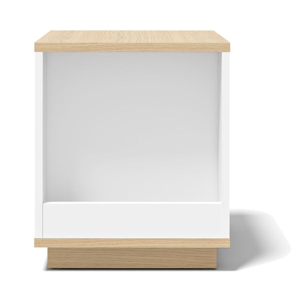 Stranska mizica v hrastovem dekorju 40x40 cm Ella - TemaHome-image-2